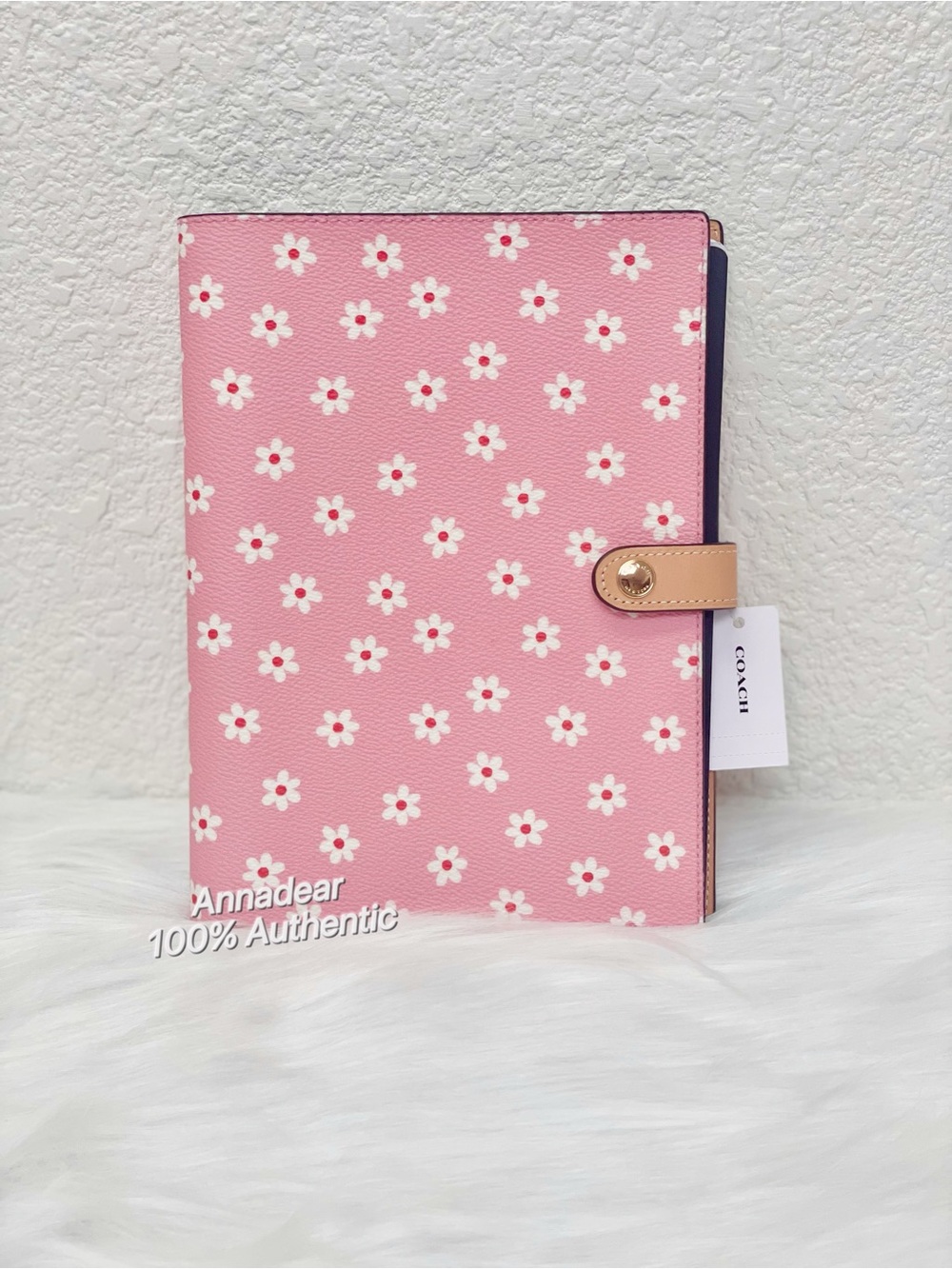 NWT Coach Notebook With Pink Floral Print CFA42 In Pink Multi
